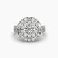 Radiant Halo Ring | 925 Silver Ring